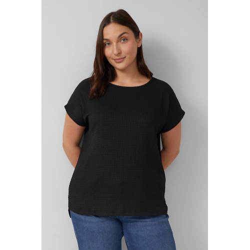 s.Oliver Curve top zwart afbeelding