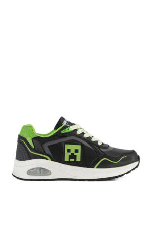 sneakers zwart/groen