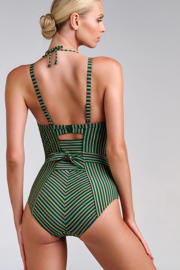 thumbnail: marlies dekkers badpak met beugel Holi Vintage donkergroen
