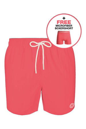 zwemshort + gratis boxershort neon roze