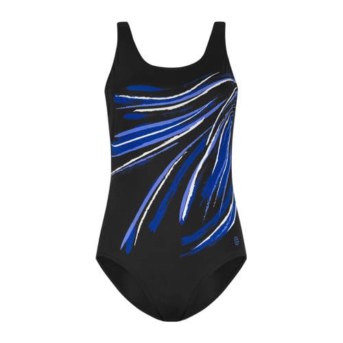 ten Cate Swim Tweka badpak zwart/blauw afbeelding