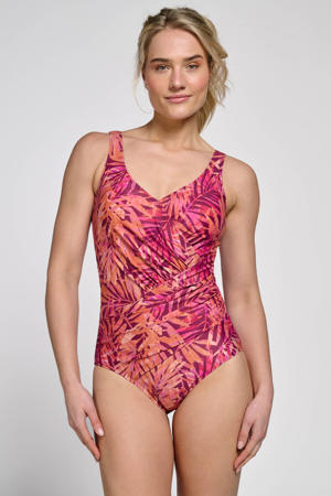 corrigerend badpak roze/oranje