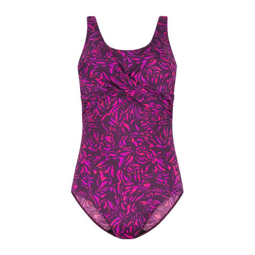 ten Cate Swim Tweka badpak donkerpaars/roze afbeelding