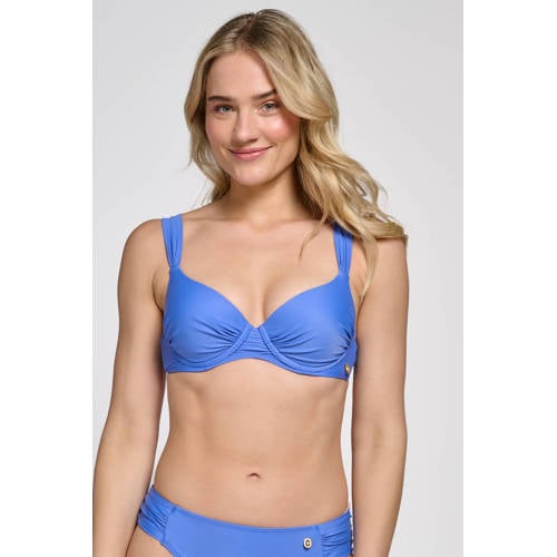 ten Cate Beach TC WOW voorgevormde push-up bikinitop blauw afbeelding
