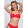 ten Cate Beach TC WOW voorgevormde strapless bandeau bikinitop rood