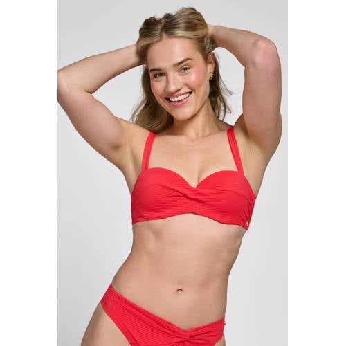 ten Cate Beach TC WOW voorgevormde beugel bikinitop rood afbeelding