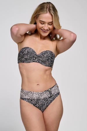 bikinislip zwart/ecru