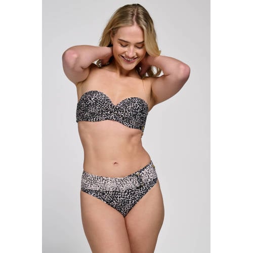 ten Cate Beach TC WOW bikinislip zwart/ecru afbeelding