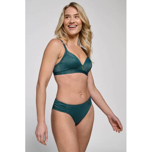 ten Cate Beach TC WOW bikinislip met lurex donkergroen afbeelding