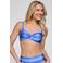 ten Cate Beach TC WOW voorgevormde strapless bandeau bikinitop blauw