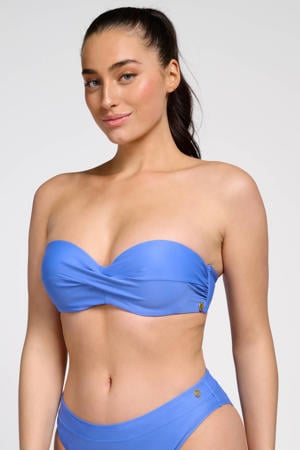 voorgevormde beugel bikinitop blauw