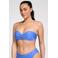 ten Cate Beach TC WOW voorgevormde strapless bandeau bikinitop blauw