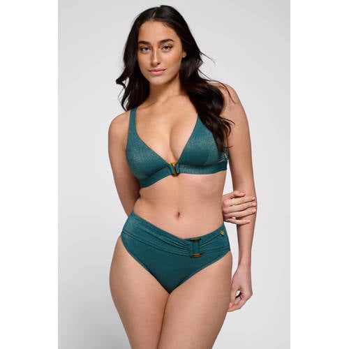 ten Cate Beach TC WOW bikinislip met lurex donkergroen afbeelding