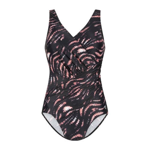 ten Cate Swim Tweka corrigerend badpak zwart/roze afbeelding