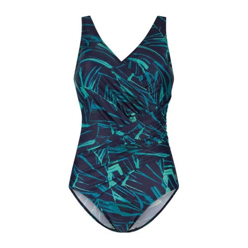 ten Cate Swim Tweka corrigerend badpak donkerblauw/turquoise afbeelding