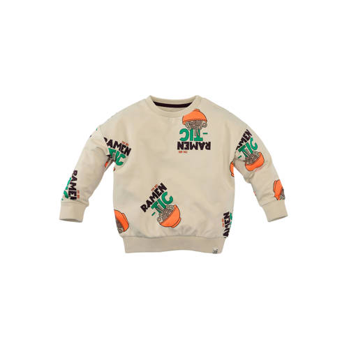 Z8 mini sweater Ralf ecru/groen/oranje afbeelding