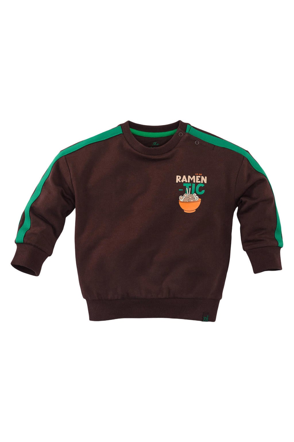 Z8 mini sweater Sieb bruin/groen
