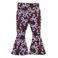 Z8 mini flared broek Sevim bruin/paars