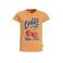 Me & My Monkey regular T-shirt Ruby met backprint oranje