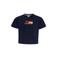 Me & My Monkey boxy T-shirt Avery met backprint donkerblauw