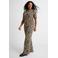GREAT LOOKS straight fit broek met tape detail panterprint