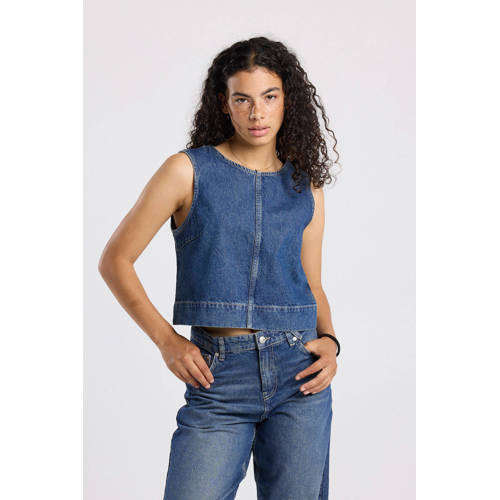 America Today denim top medium blue denim afbeelding