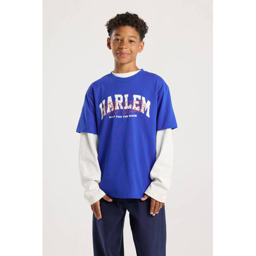 America Today T-shirt blauw afbeelding