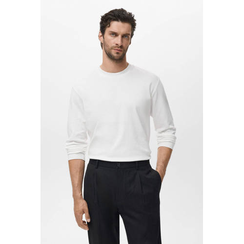 Mango Man longsleeve wit afbeelding