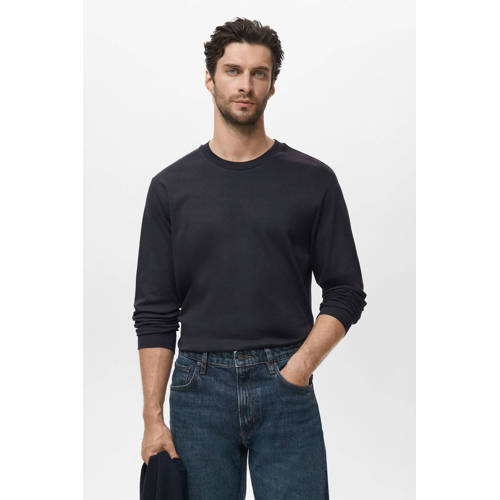 Mango Man longsleeve donkerblauw afbeelding