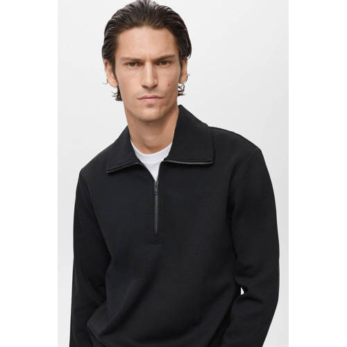 Mango Man sweater zwart afbeelding