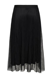 thumbnail: Zwarte dames ONLY CARMAKOMA plissé rok gemaakt van polyester en met elastische tailleband