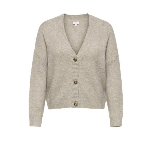 ONLY CARMAKOMA gebreid vest beige afbeelding
