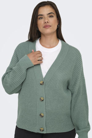 vest groen gebreid