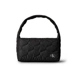 quilted schoudertas zwart