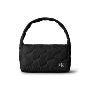 quilted schoudertas zwart