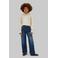 Calvin Klein high waist wide leg jeans dark blue denim