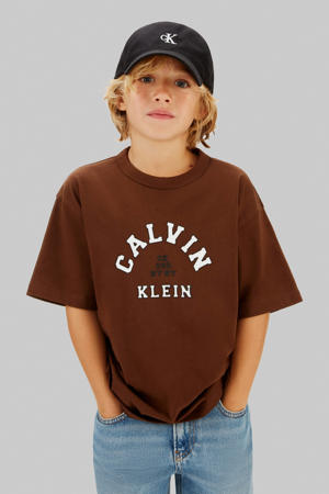 T-shirt donkerbruin