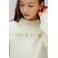 Calvin Klein sweater met glitters ecru
