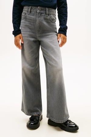 wide leg jeans grey denim