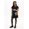 Tommy Hilfiger mini jurk met stippen donkerblauw