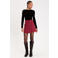 Cache Cache suede skort donkerrood