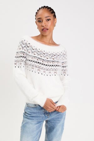 pullover ecru