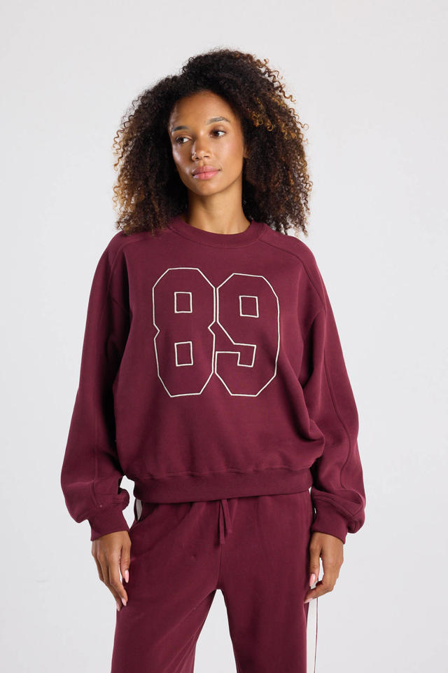 Sweatshirt Wehkamp Colourful Rebel Sweater Dames Kaffe Curve