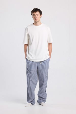 pyjamabroek Lio donkerblauw/wit
