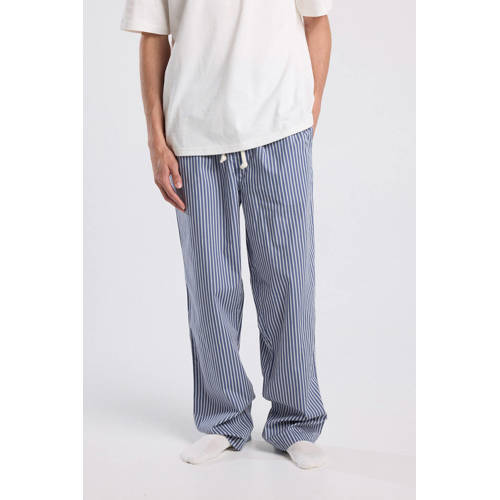 America Today pyjamabroek Lio donkerblauw/wit afbeelding