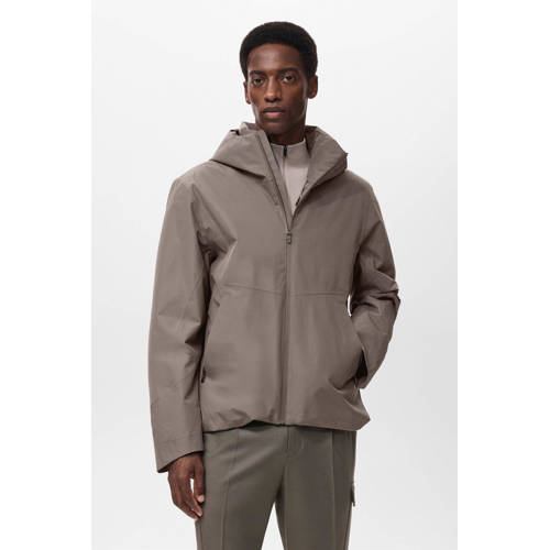 Mango Man outdoor vest bruin afbeelding