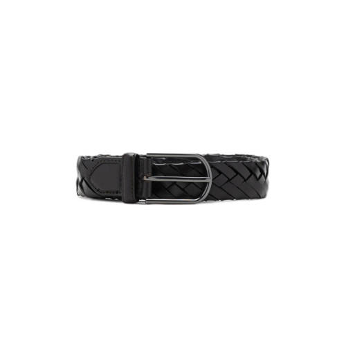 Mango Man leren riem donkerbruin afbeelding