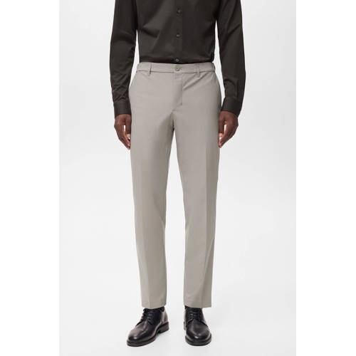 Mango Man slim chino grijs afbeelding
