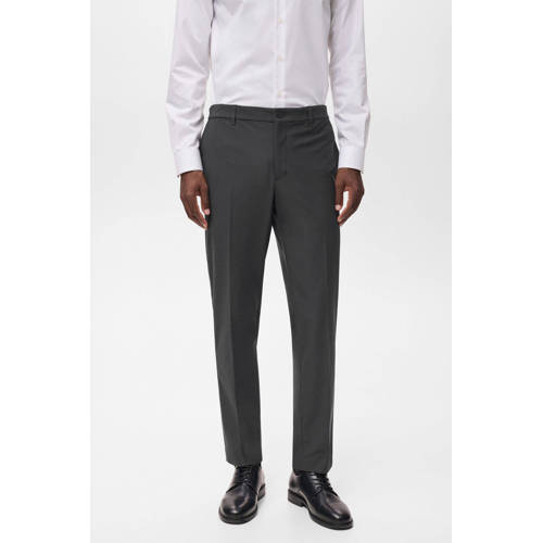 Mango Man slim chino donkergroen afbeelding