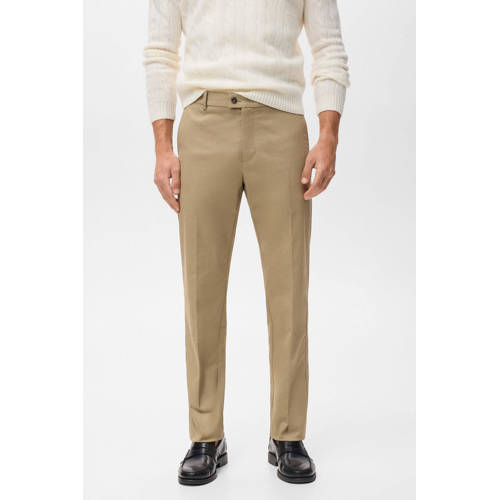 Mango Man x Casper Ruud regular chino beige afbeelding